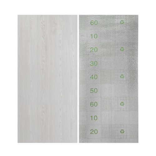 Самоклеящаяся виниловая плитка Sticker Wall SW-00001181 Молочная в рулоне 3000х600х2мм