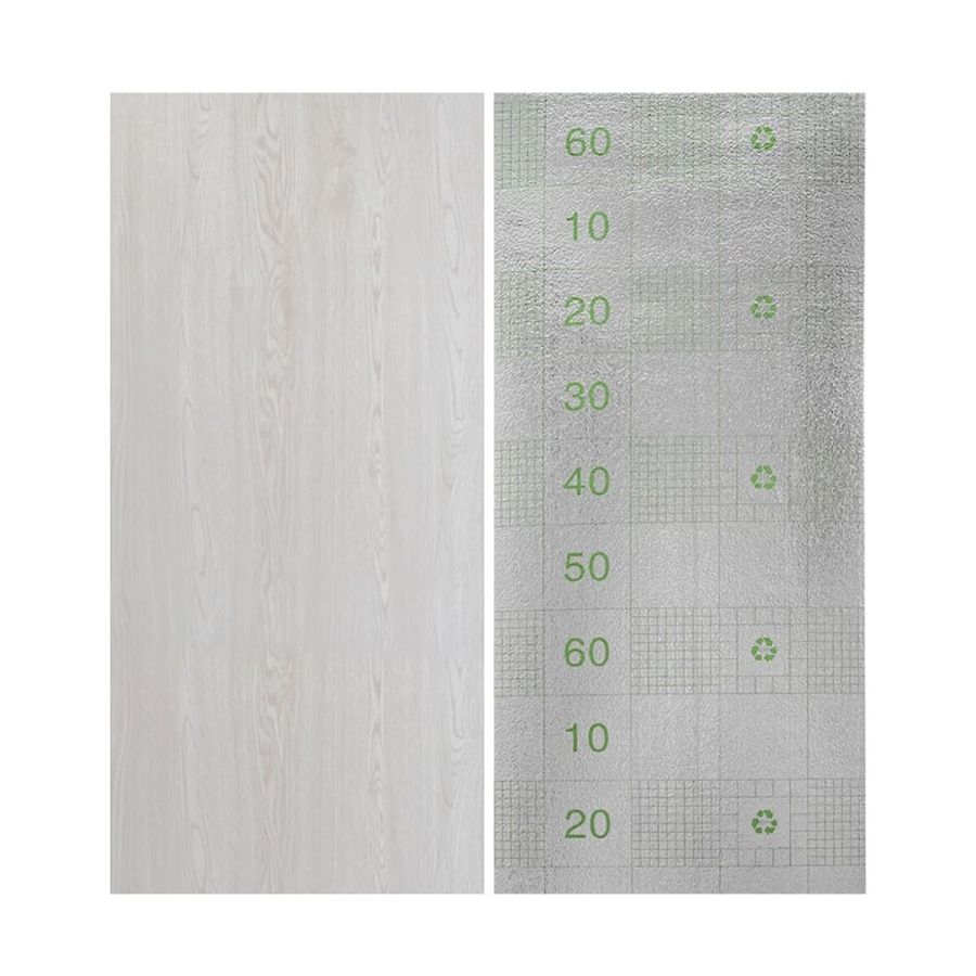 Самоклеящаяся виниловая плитка Sticker Wall SW-00001181 Молочная в рулоне 3000х600х2мм