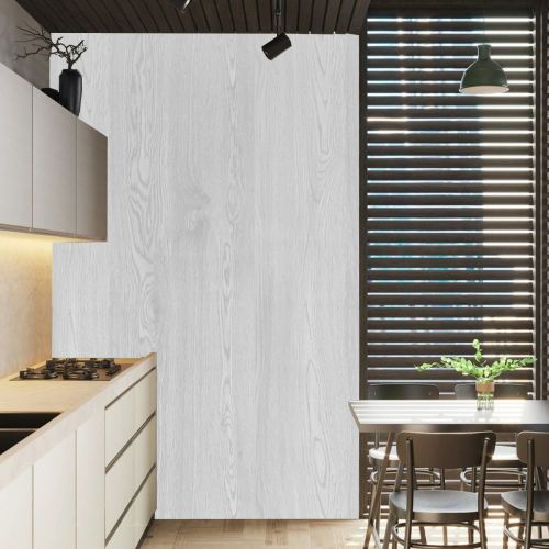 Самоклеящаяся виниловая плитка Sticker Wall SW-00001181 Молочная в рулоне 3000х600х2мм