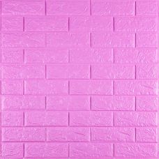 Самоклеящаяся 3D панель Sticker Wall SW-00001334 Пурпурная 700х770х5мм 