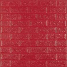 Самоклеящаяся 3D панель Sticker Wall SW-00001364 Красная 700х770х3мм 