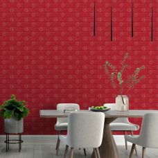 Самоклеящаяся 3D панель Sticker Wall SW-00001364 Красная 700х770х3мм 