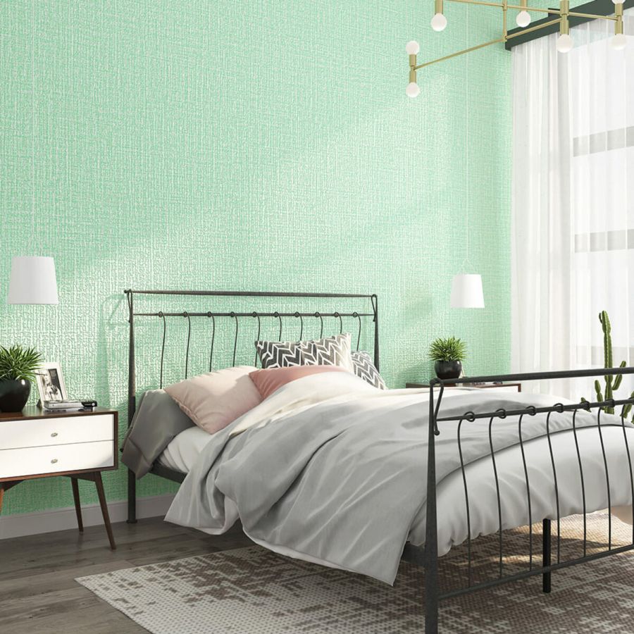 Самоклеющиеся обои Sticker Wall SW-00001159 Светло-зелено белые 500х2800х2.5мм
