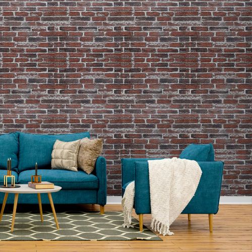 Самоклеящаяся 3D панель Sticker Wall SW-00001164 Под красный кирпич 700х770х3мм