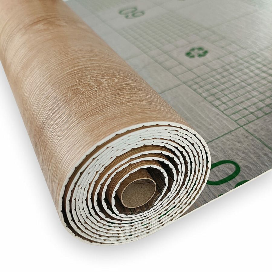 Самоклеящаяся виниловая плитка Sticker Wall SW-00001179 В рулоне клен матовая 3000х600х2мм