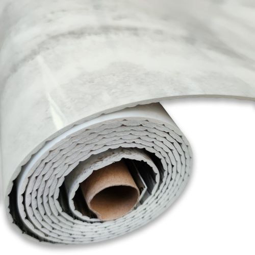 Самоклеящаяся виниловая плитка Sticker Wall SW-00001283 В рулоне перламутровый мрамор глянец 3000х600х2мм