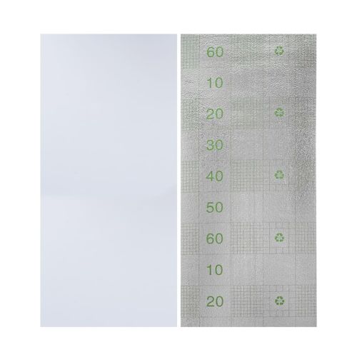 Самоклеящаяся виниловая плитка Sticker Wall SW-00001284 В рулоне белая глянец 3000х600х2мм