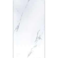 Самоклеящаяся виниловая плитка Sticker Wall SW-00001287 В рулоне белый воздушный мрамор глянец 3000х600х2мм