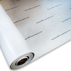 Самоклеящаяся виниловая плитка Sticker Wall SW-00001287 В рулоне белый воздушный мрамор глянец 3000х600х2мм