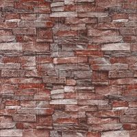 Самоклеящаяся 3D панель Sticker Wall SW-00001319 Под камень красный песчаник 700х770х3мм 