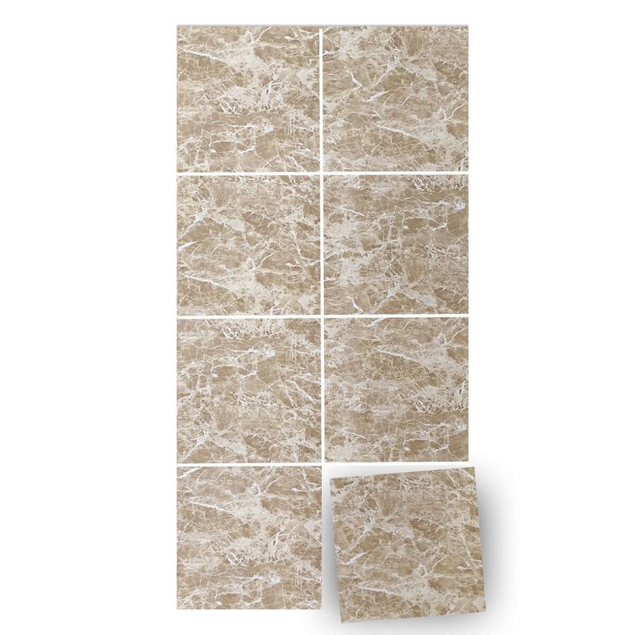 Декоративная ПВХ плита Sticker Wall SW-00001398 Кремовый мрамор 1,22х2,44мх3мм