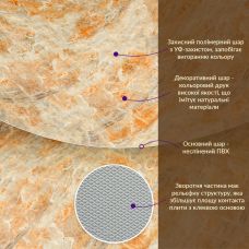 Декоративная ПВХ плита Sticker Wall SW-00001400 Оникс 1,22х2,44мх3мм