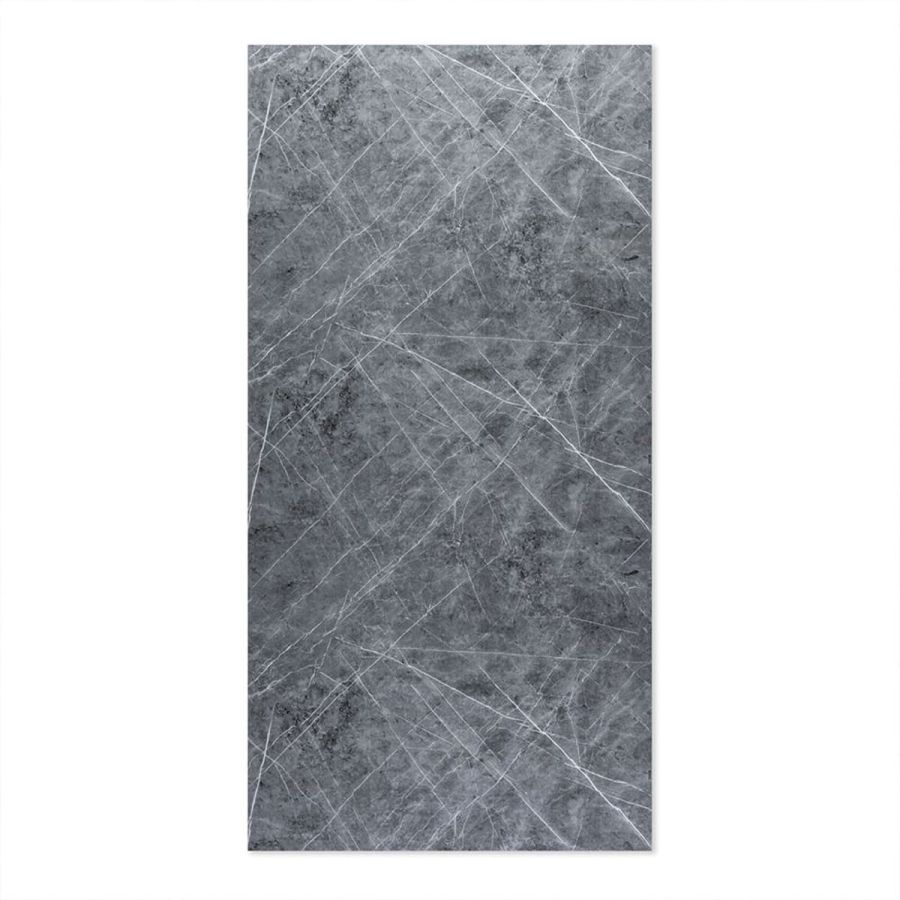 Декоративная ПВХ плита Sticker Wall SW-00001406 Серый натуральный мрамор 1,22х2,44мх3мм