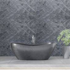 Декоративная ПВХ плита Sticker Wall SW-00001406 Серый натуральный мрамор 1,22х2,44мх3мм 