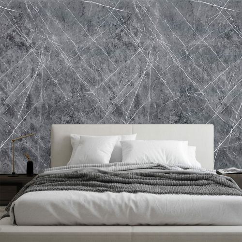 Декоративная ПВХ плита Sticker Wall SW-00001406 Серый натуральный мрамор 1,22х2,44мх3мм