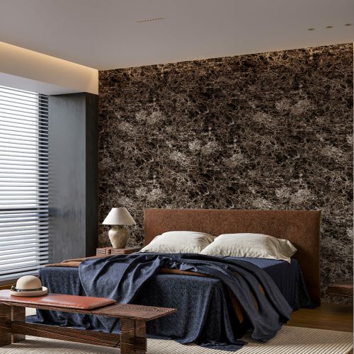 Декоративная ПВХ плита Sticker Wall SW-00001407 Серый темно-серый мрамор 1,22х2,44мх3мм