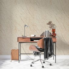 Декоративная ПВХ плита Sticker Wall SW-00001408 Светло-бежевый мрамор 1,22х2,44мх3мм 