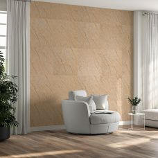 Декоративная ПВХ плита Sticker Wall SW-00001618 Бежевый мрамор 600х600х3мм