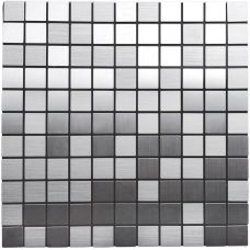 Самоклеющая панель под алюминий Sticker Wall SW-00001167 30х30смх3мм Серебряный