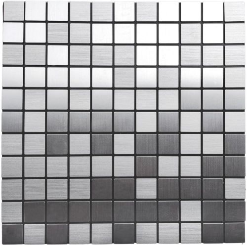 Самоклеющая панель под алюминий Sticker Wall SW-00001167 30*30см*3мм Серебряный