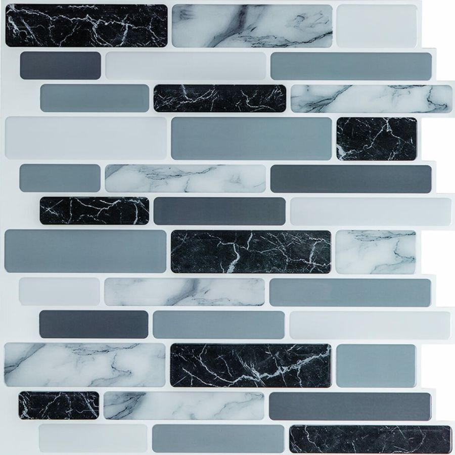 Самоклеющаяся полиуретановая панель под мрамор кирпич Sticker Wall SW-00001174 305*305*1мм