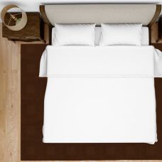 Самоклеящаяся плитка под ковролин Sticker Wall SW-00001422 300х300х4мм Коричневый