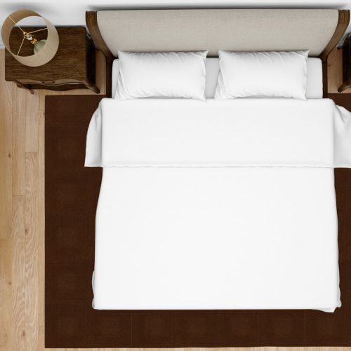 Самоклеящаяся плитка под ковролин Sticker Wall SW-00001422 300*300*4мм Коричневый