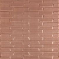 Самоклеющаяся декоративная 3D панель Sticker Wall SW-00001715 Кладка кофе с молоком 700х770х5мм