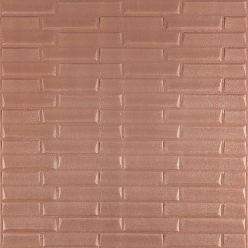 Самоклеющаяся декоративная 3D панель Sticker Wall SW-00001715 Кладка кофе с молоком 700x770x5мм