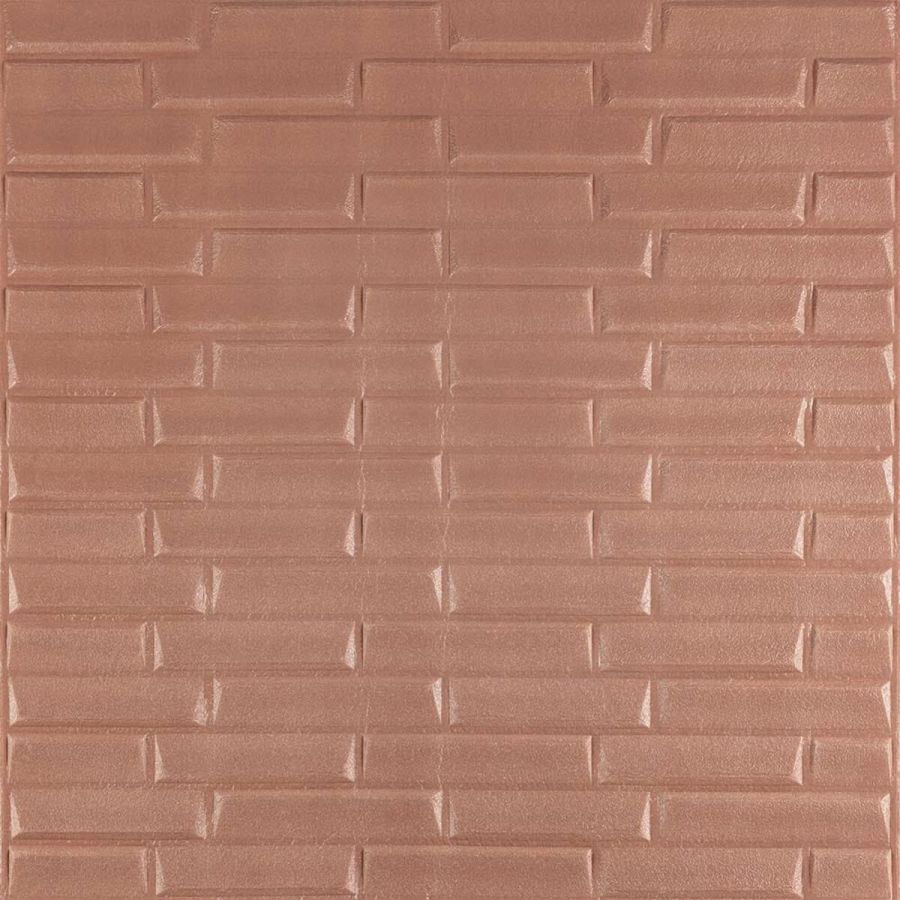 Самоклеющаяся декоративная 3D панель Sticker Wall SW-00001715 Кладка кофе с молоком 700x770x5мм