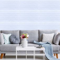 Декоративная ПВХ панель белый кирпич Sticker Wall SW-00001427 960х480х4мм