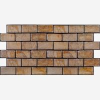 Декоративная ПВХ панель кирпич под коричневый мрамор Sticker Wall SW-00001428 960х480х4мм
