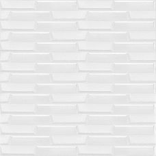 Самоклеющаяся 3D панель белая кладка Sticker Wall 19600х700х5мм