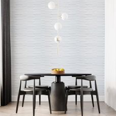 Самоклеющаяся 3D панель белая кладка Sticker Wall 19600х700х5мм