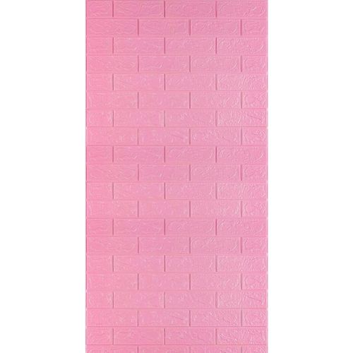 Самоклеющаяся 3D панель под розовый кирпич Sticker Wall 3080х700х3мм