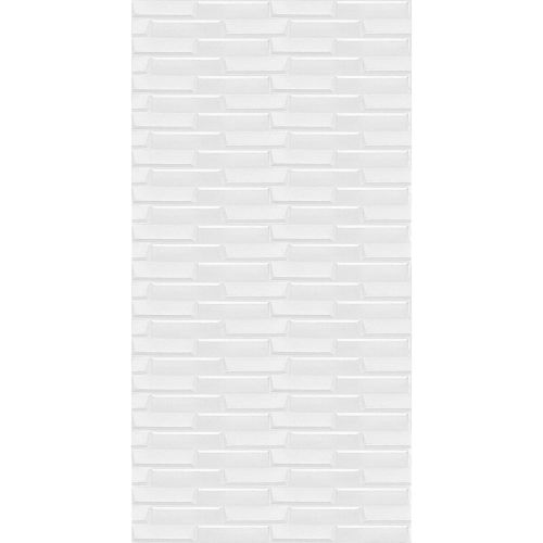 Самоклеющаяся 3D панель белая кладка Sticker Wall 3080х700х5мм