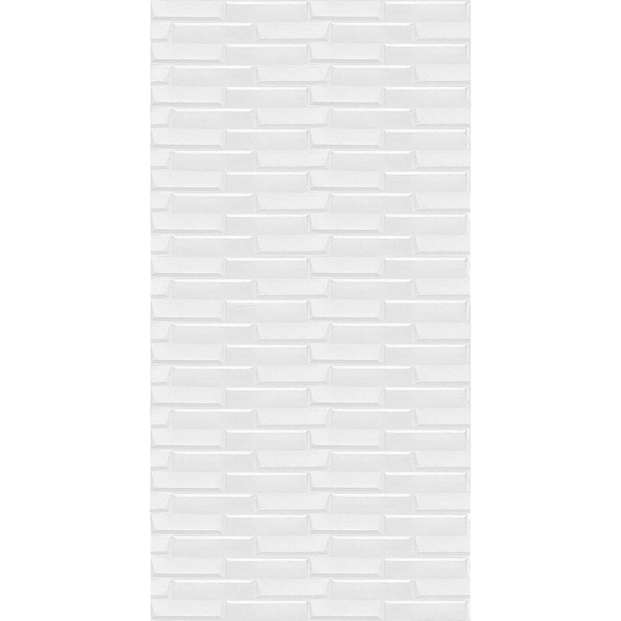 Самоклеющаяся 3D панель белая кладка Sticker Wall 3080х700х5мм