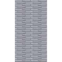 Самоклеющаяся 3D панель кладка серебро Sticker Wall 3080х700х5мм