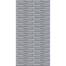 Самоклеющаяся 3D панель кладка серебро Sticker Wall 3080х700х5мм