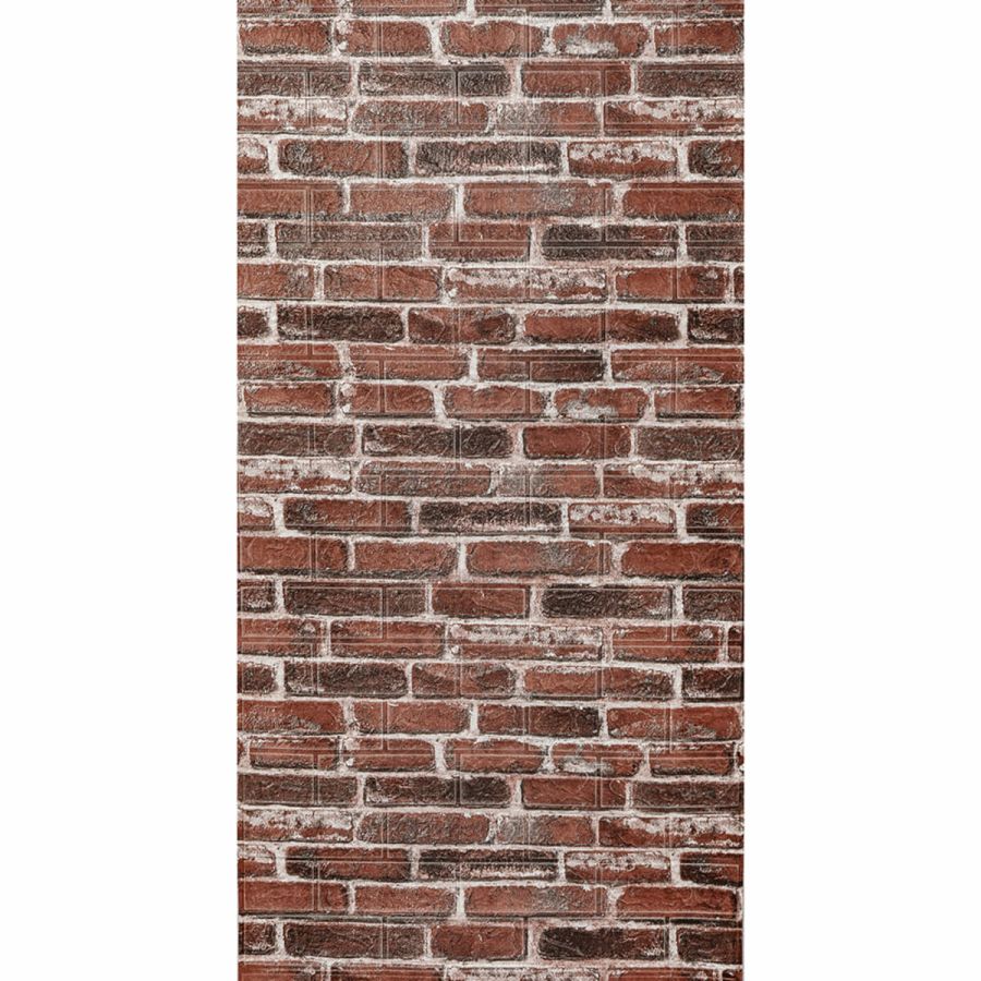 Самоклеющаяся 3D панель под красный екатеринослав кирпич Sticker Wall 3080x700x3мм