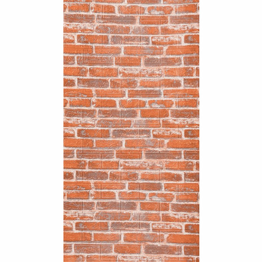 Самоклеющаяся 3D панель под рыжий екатеринослав кирпич Sticker Wall 3080х700х3мм