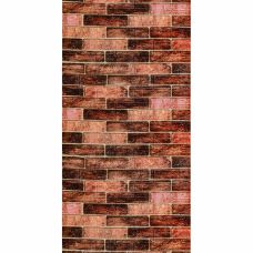 Самоклеющаяся 3D панель под коричневый кирпич екатеринослав Sticker Wall 3080х700х3мм