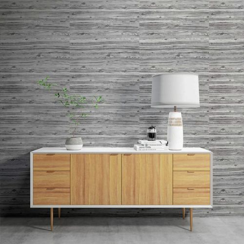 Самоклеющаяся 3D панель под дерево цвета зебры Sticker Wall 2800х700х3мм