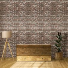 Самоклеющаяся 3D панель под красный екатеринослав кирпич Sticker Wall 20000х700х3мм