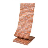 Самоклеющаяся 3D панель под рыжий екатеринослав кирпич Sticker Wall 20000х700х3мм