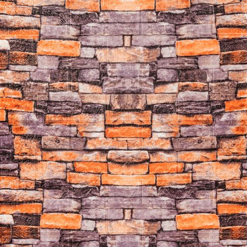Самоклеющаяся 3D панель песчаник екатеринослав кирпич Sticker Wall 20000х700х3мм