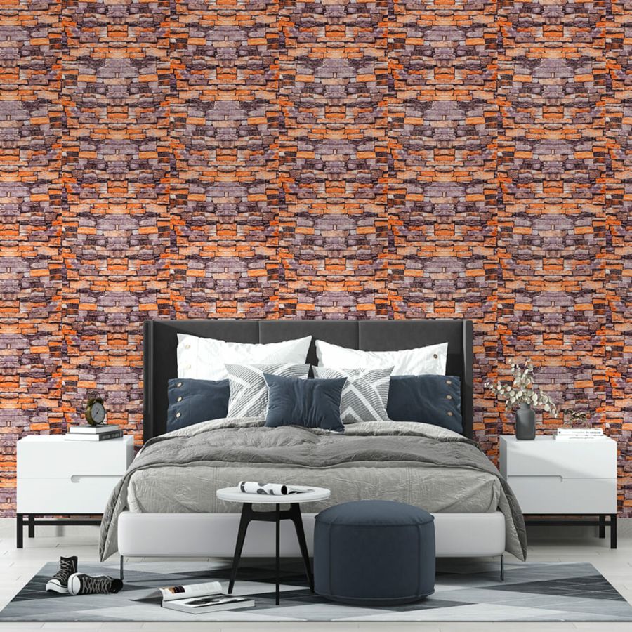 Самоклеющаяся 3D панель песчаник екатеринослав кирпич Sticker Wall 20000х700х3мм