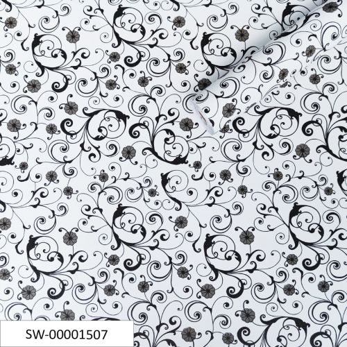 Пленка на самоклейке Sticker Wall черный узор  67cm*10m (S) SW-00001507