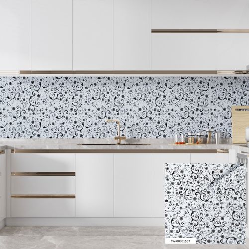 Пленка на самоклейке Sticker Wall черный узор  67cm*10m (S) SW-00001507