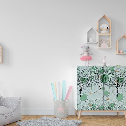 Пленка на самоклейке Sticker Wall на бумажной основе дерево абстракция 67см*10M (S) SW-00001512